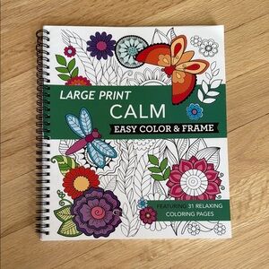 Large Print Calm Coloring Book